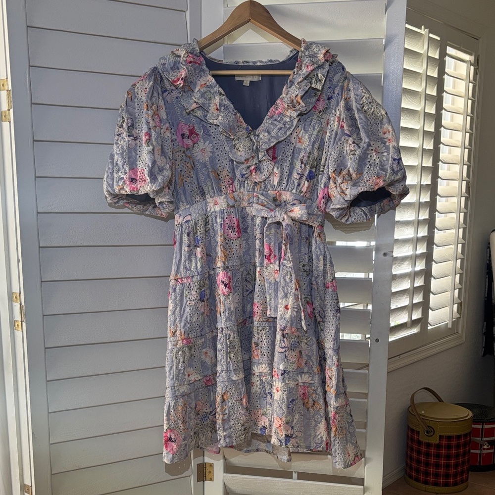 Dance & Marvel Floral Ruffle Dress
